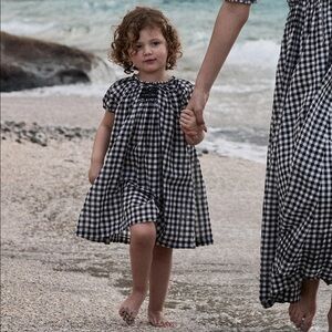 Doen Esa Dress in Noir Greta Gingham NWT